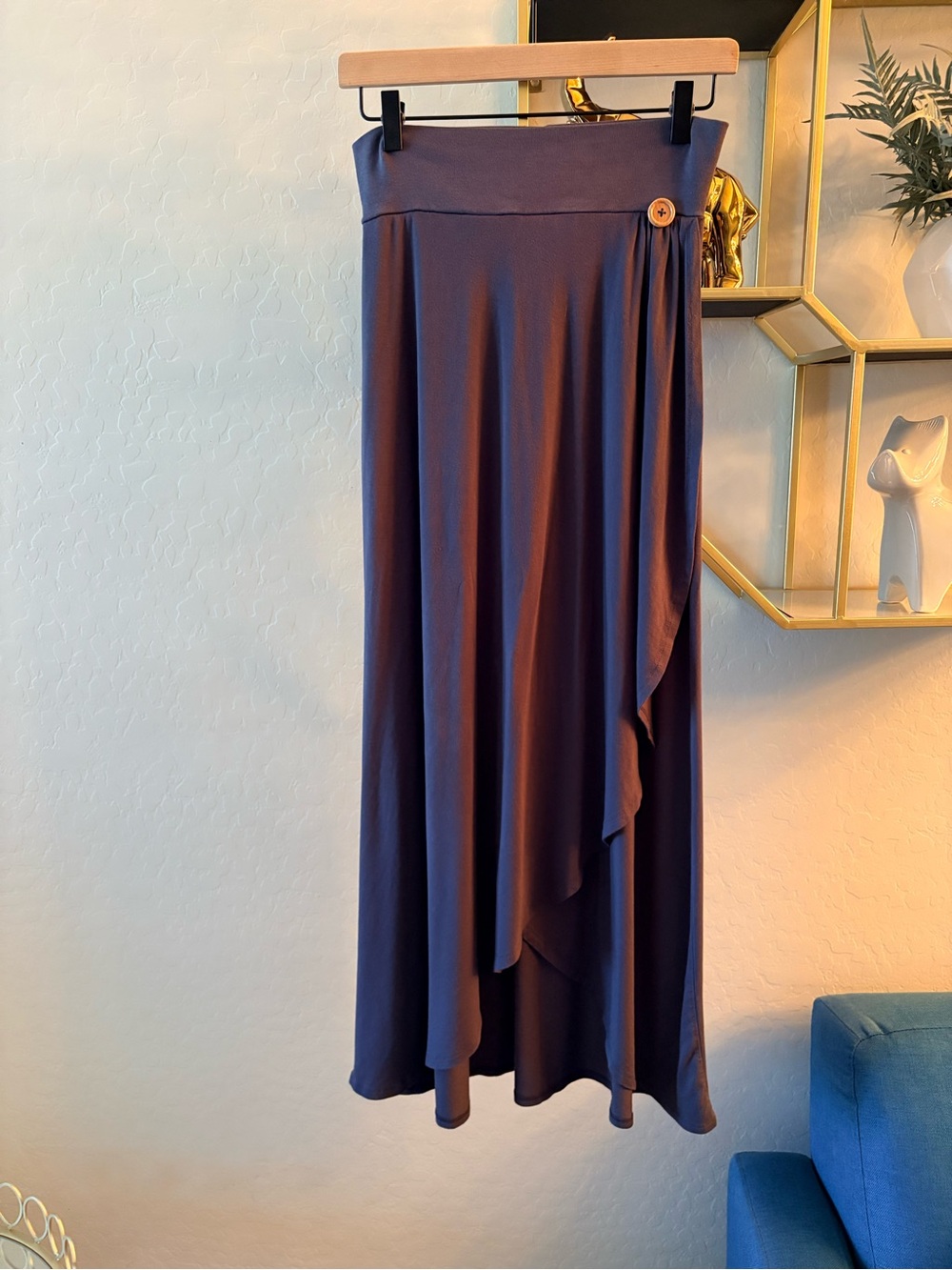 Matilda Jane x Joanna Gaines Dark Gray Maxi Skirt Sid medium M